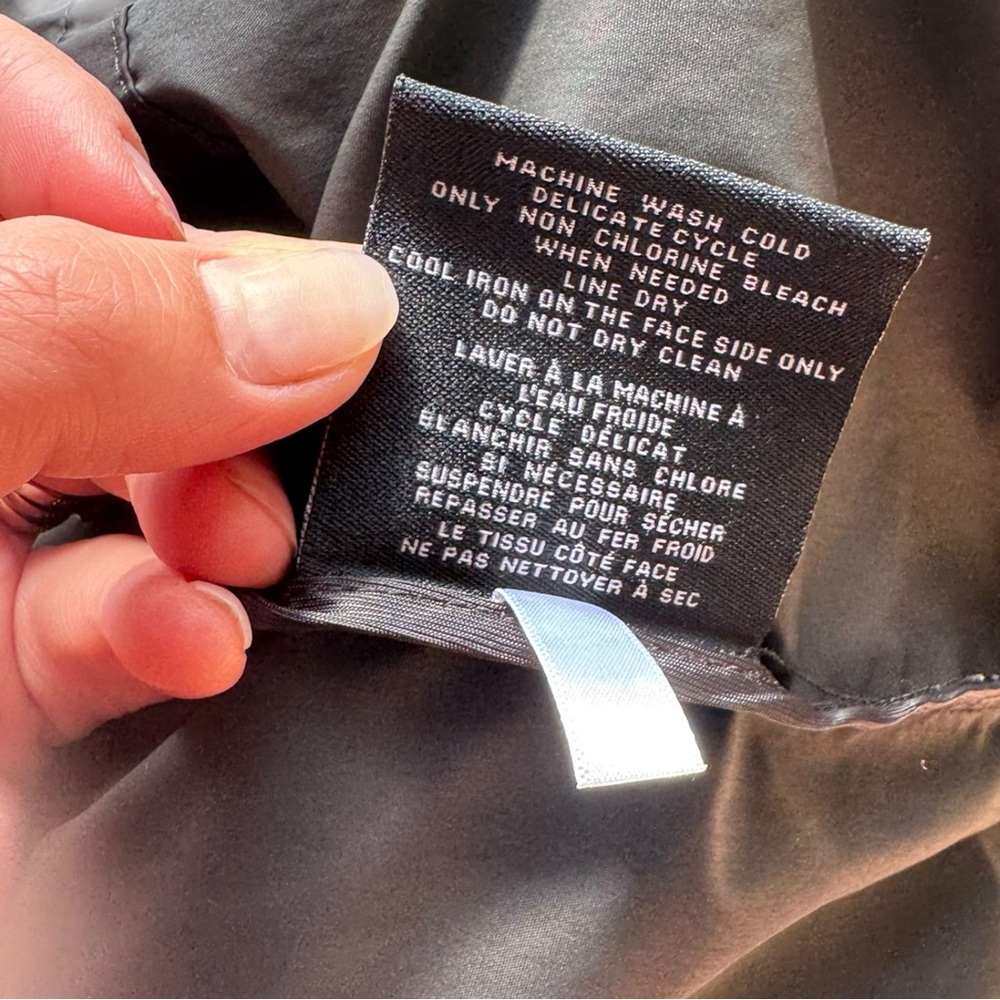 170. COLE HAAN | Signature Packable Rain Jacket Coat Size XL EUC no bag - Picture 7 of 9